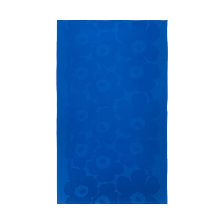 Unikko Tischdecke, 140 x 250 cm, dunkelblau / blau von Marimekko