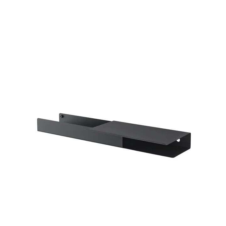 Muuto - Folded Shelves Platform 62 x 5,4 cm, schwarz