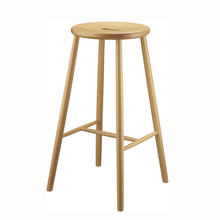 J27B Barhocker, Buche natur von FDB Møbler