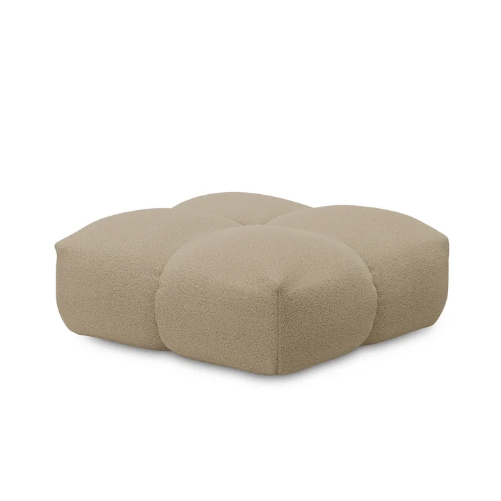 OUT Objekte unserer Tage - Sander Pouf Large, sand (Hug Me 071 by Chivasso)