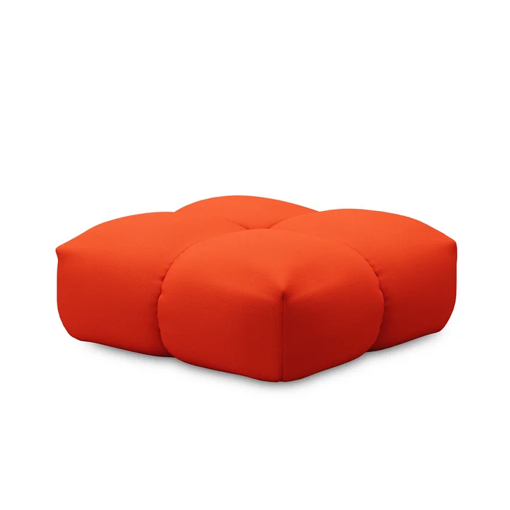 OUT Objekte unserer Tage - Sander Pouf Large, reinorange (Vidar 4 0542 by Kvadrat)