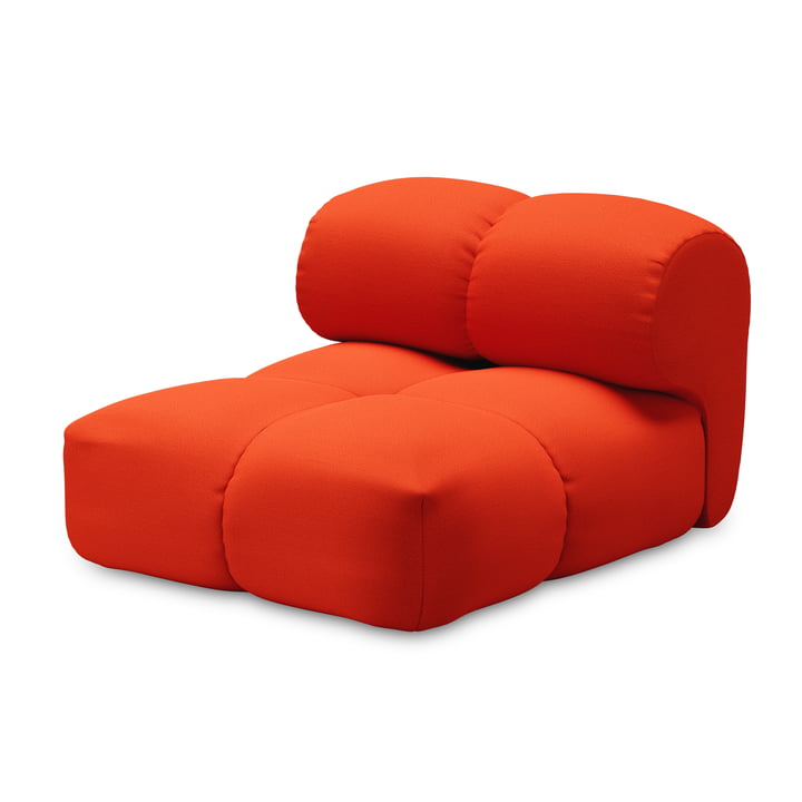 OUT Objekte unserer Tage - Sander Loungesessel, reinorange (Vidar 4 0542 by Kvadrat)