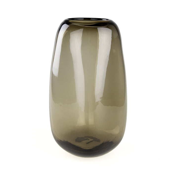Studio Zondag - Aurora Glas Vase Ø 13 x H 22 cm, braun