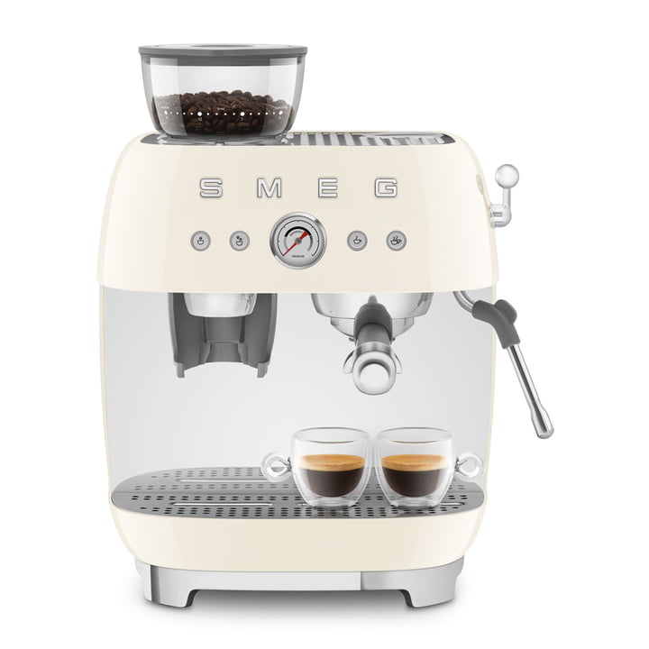 Espressomaschine mit Siebträger EGF03 von Smeg