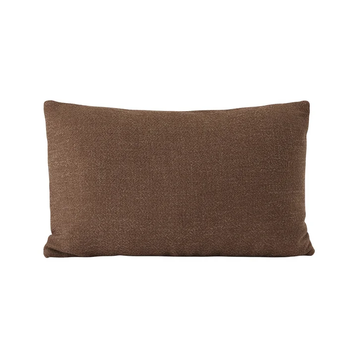 Muuto - Mingle Kissen, 35 x 55 cm, kupferbraun / hellblau