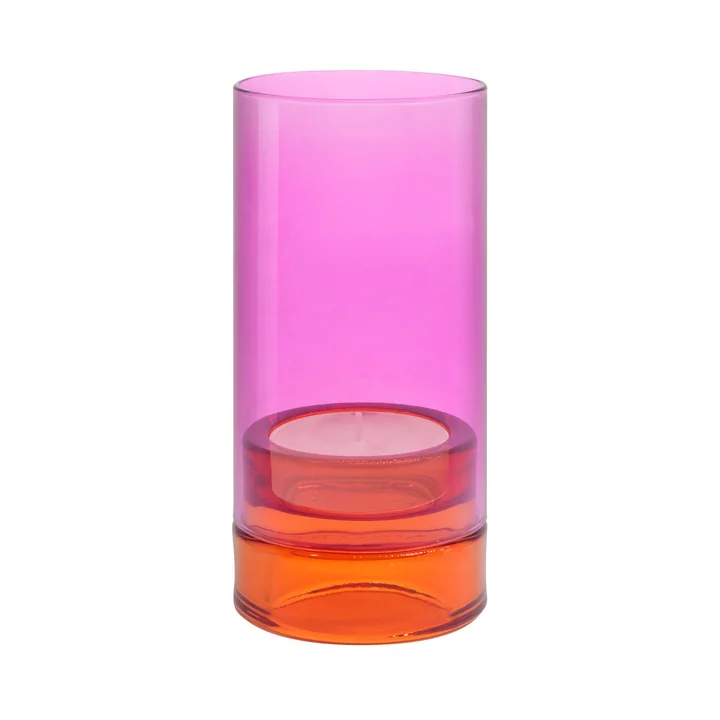 Windlicht Lys von Remember in der Farbe pink