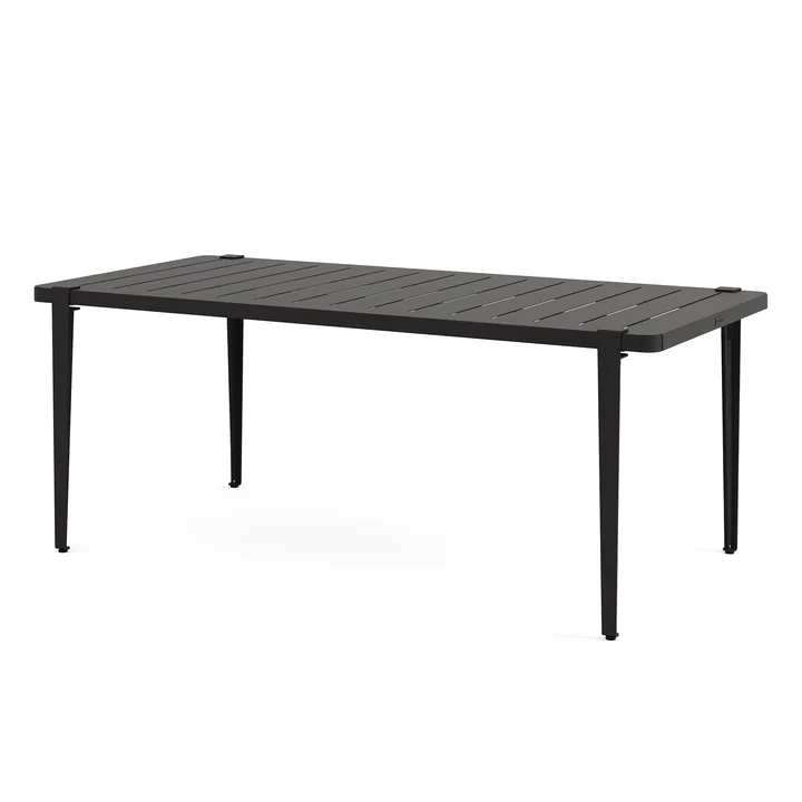 Gartentisch MIDI Kollektion, 190 x 90 cm, graphitschwarz von TipToe