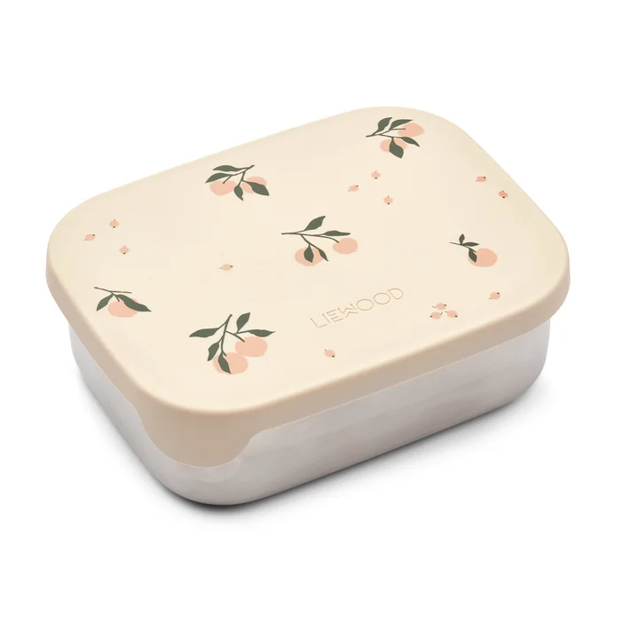 Arthur Lunchbox mit Deckel, peach / sea shell mix von LIEWOOD