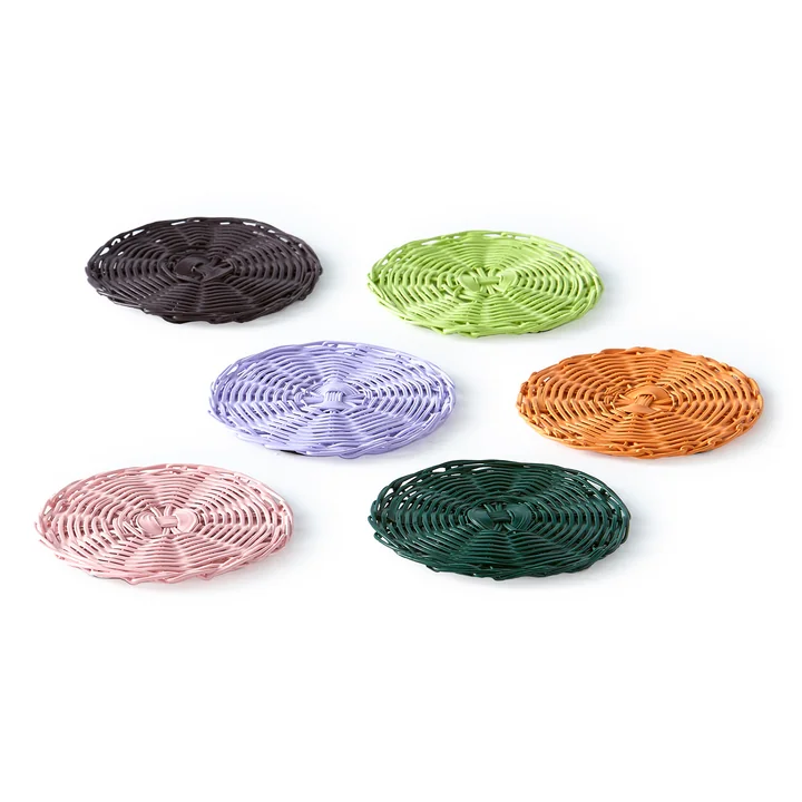 POLSPOTTEN - Bakkie Korb, multicolour (6er-Set)