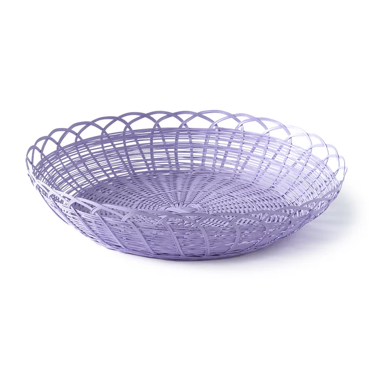 POLSPOTTEN - Bakkie Korb, rund Ø 50 cm, flieder