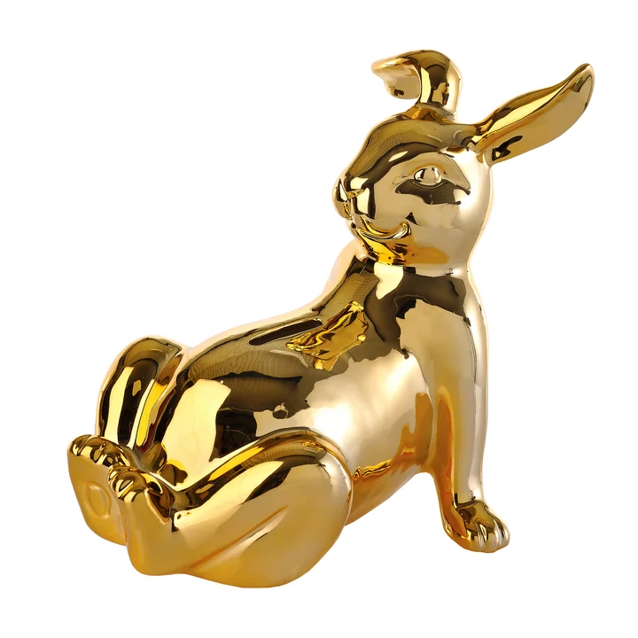 POLSPOTTEN - Bunny Belly Spardose, gold
