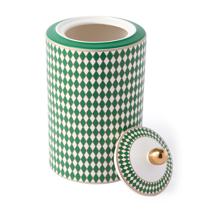 POLSPOTTEN - Chess Aufbewahrungsdose, H 26 cm, dunkelgrün