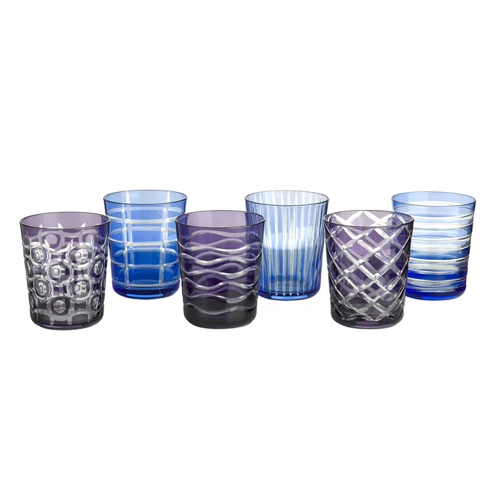 POLSPOTTEN - Cobalt Glas, mehrfarbig (6er-Set)