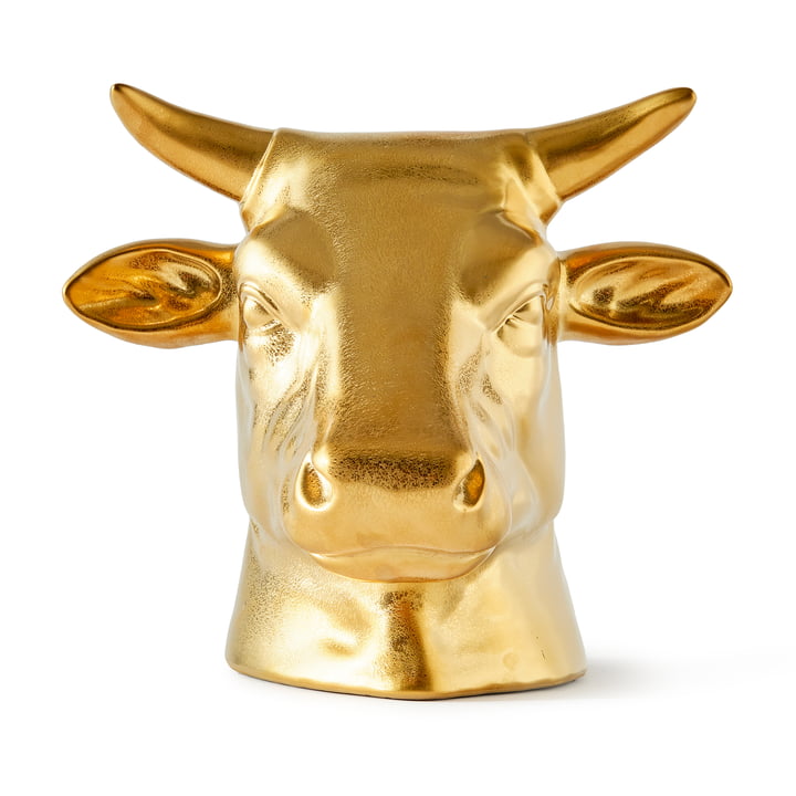 Pols Potten - Don't Eat Me, Save Me Cow Spardose, gold