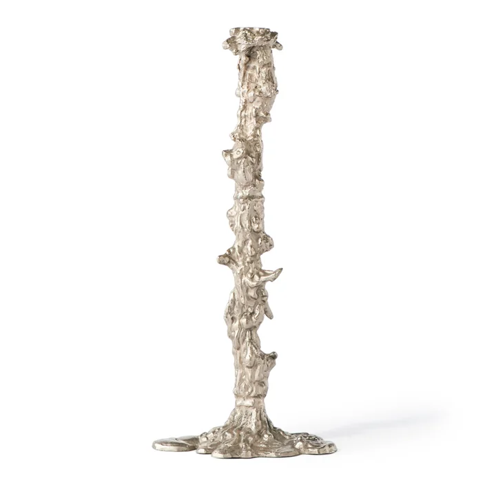 POLSPOTTEN - Drip Kerzenständer, XXL, silber
