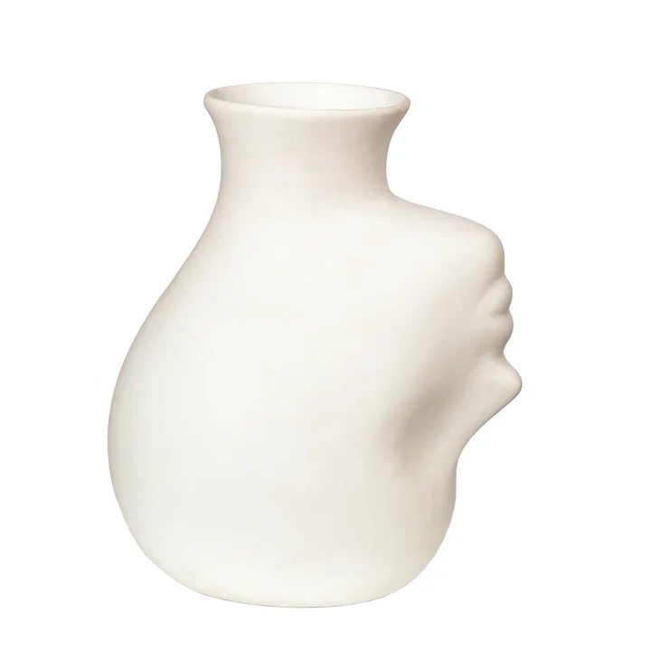 POLSPOTTEN - Head Upside Down Vase, weiß