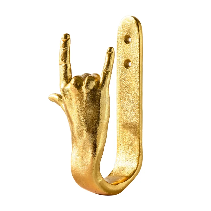 POLSPOTTEN - I-love-you Wandhaken, gold