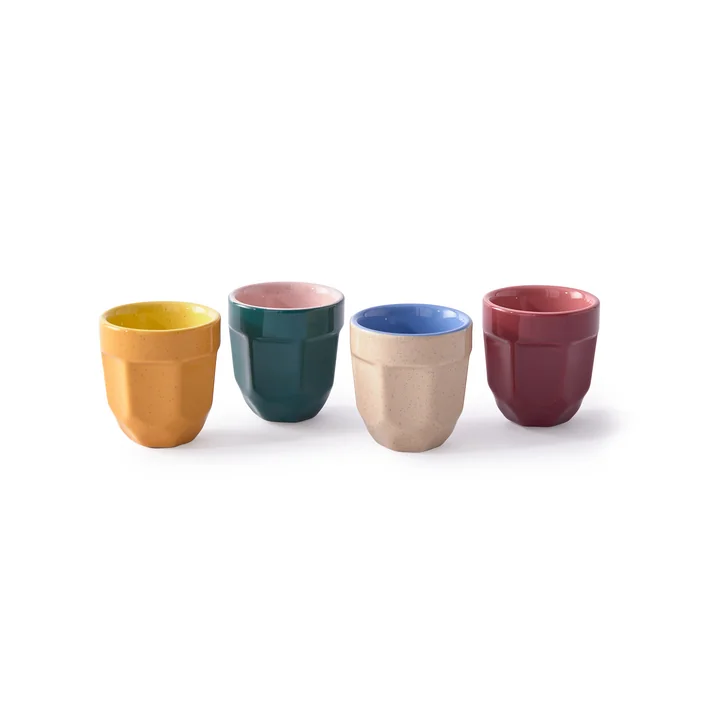 POLSPOTTEN - La Marzocco Becher, 100 ml, mehrfarbig (4er-Set)