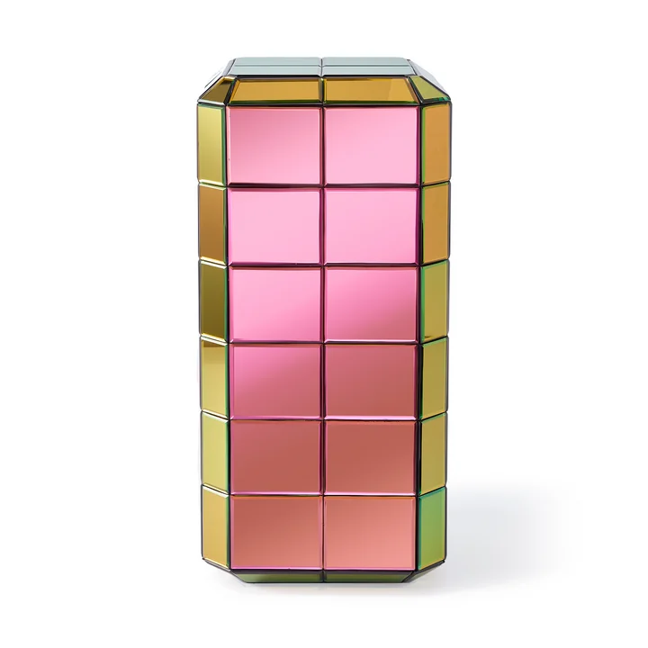 POLSPOTTEN - Pillar Pixel Beistelltisch, dunkelgrün