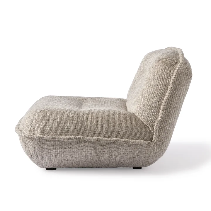 Puff Lounge Sessel, weiß von POLSPOTTEN