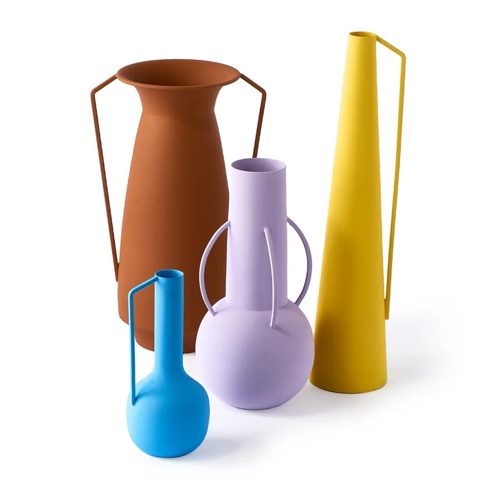 Roman Vase, bunt matt (4er-Set) von Pols Potten