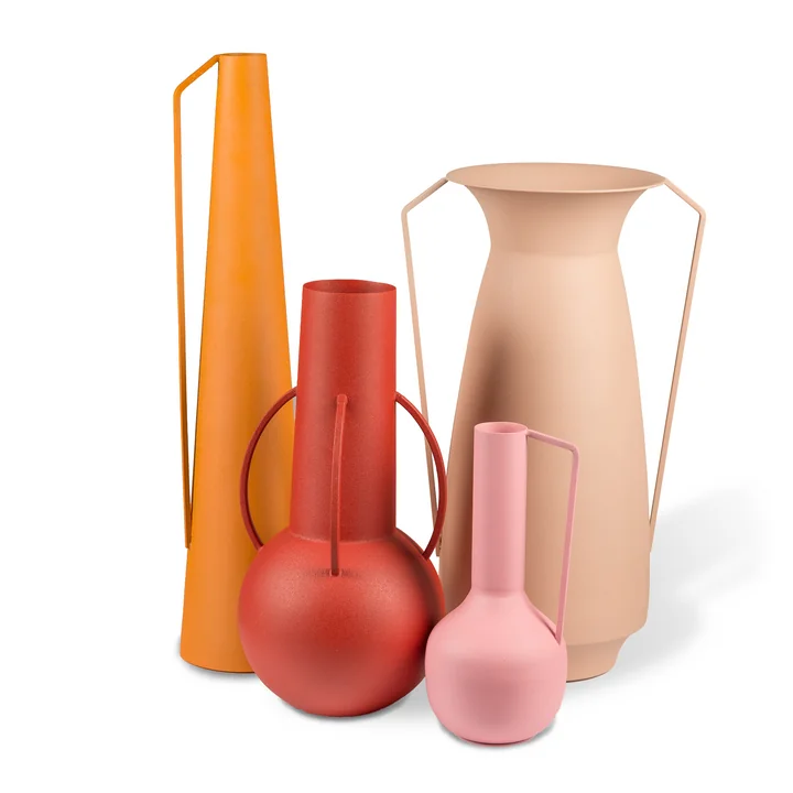 Roman Vase, sonnenuntergang matt (4er-Set) von POLSPOTTEN