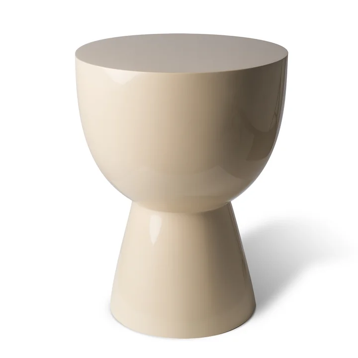 Tam Tam Hocker, H 46 cm, beige von POLSPOTTEN