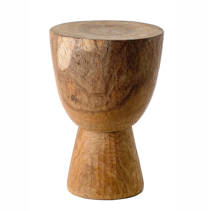 Tam Tam Hocker, H 46 cm, cognac von POLSPOTTEN