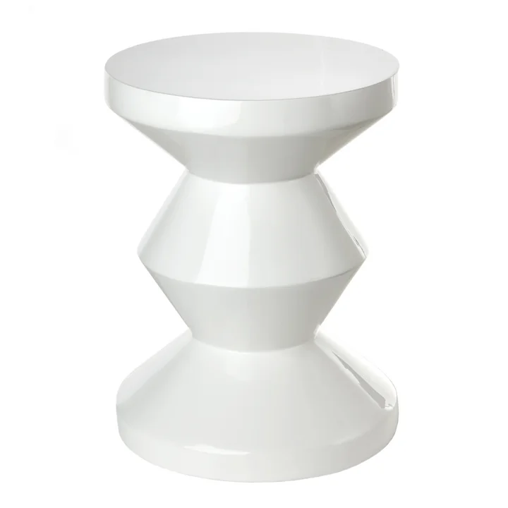 Zig Zag Hocker, weiß von Pols Potten