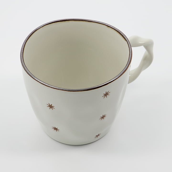 Starry Tasse von House Doctor in der Farbe weiß (2er-Set)