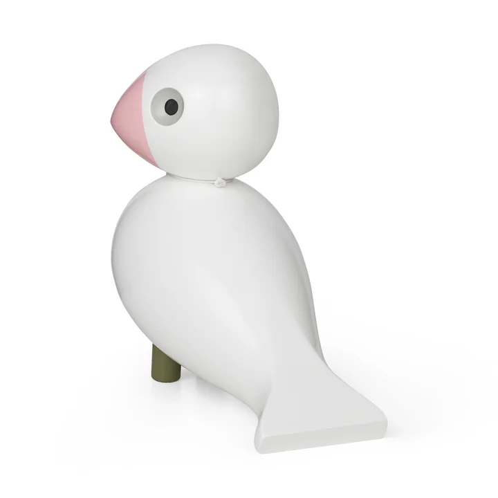 Singvogel Love Charity von Kay Bojesen in der Ausführung weiß / rosa