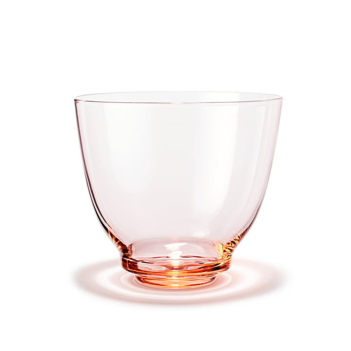 Holmegaard - Flow Wasserglas 35 cl, rosa
