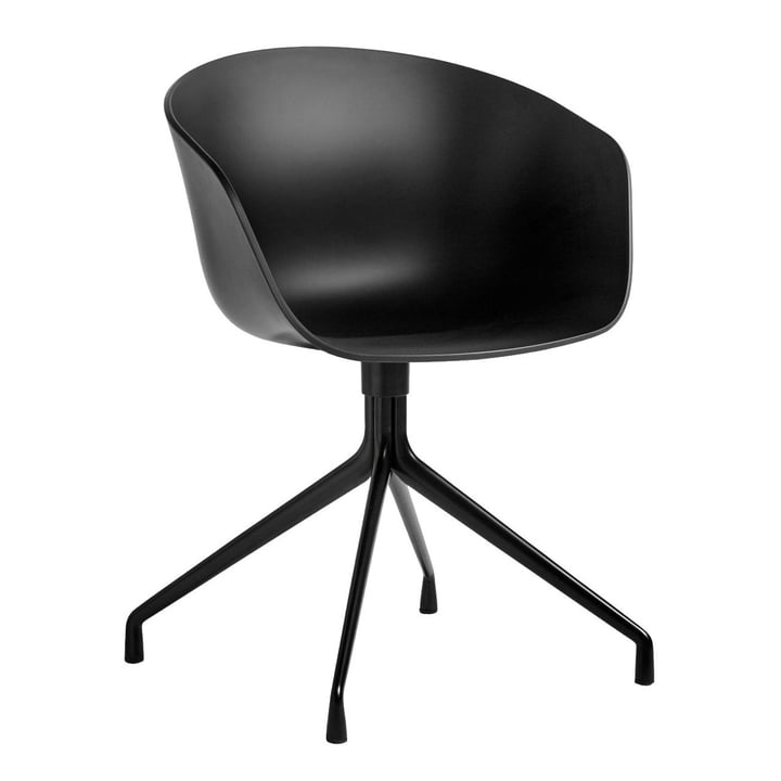 Hay - About A Chair AAC 20, Aluminium schwarz / black 2.0