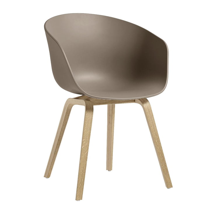 Hay - About A Chair AAC 22, Eiche geseift / khaki 2.0