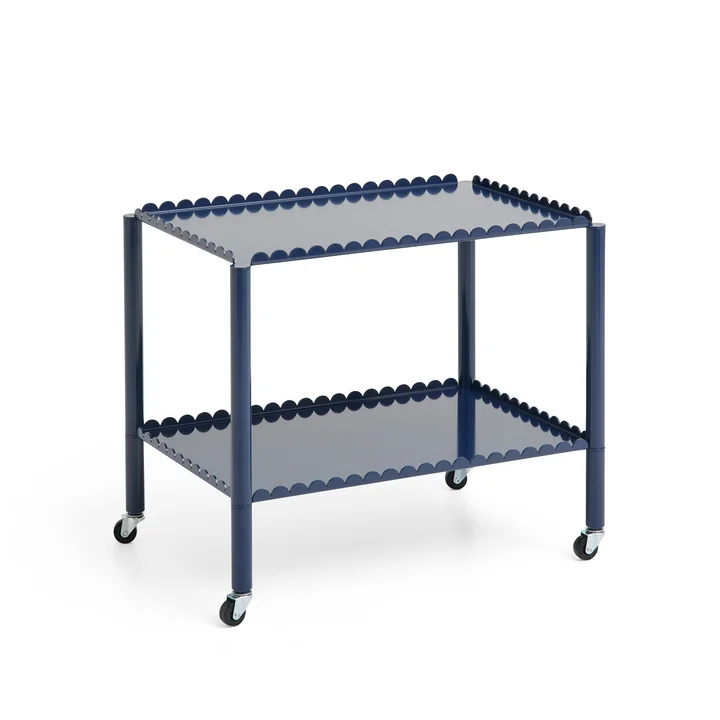 Arcs Trolley niedrig, stahlblau von HAY