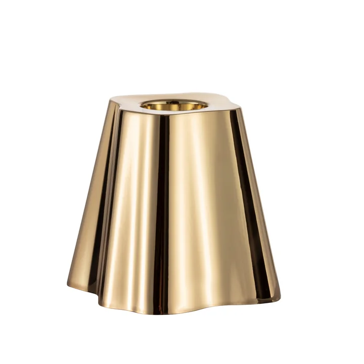 Aalto Kerzenhalter 65 mm, Messing von Iittala