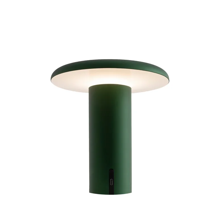 Takku Tischleuchte LED, eloxiertes grün von Artemide