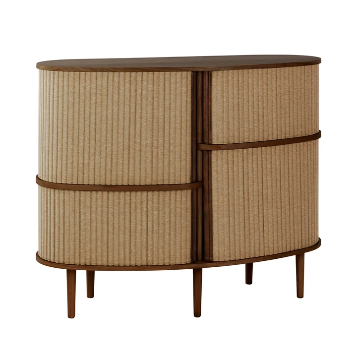 Audacious Highboard Kommode von Umage in der Ausführung Eiche dunkel / sugar brown