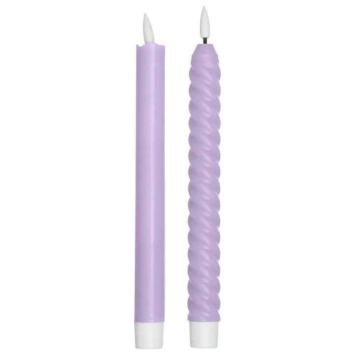 Design-Letters-Cosy-Forever-LED-Kerze-lilac-2er-Set