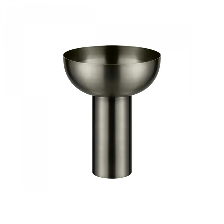Miyabi Vase von Blomus in der Ausführung burned metal