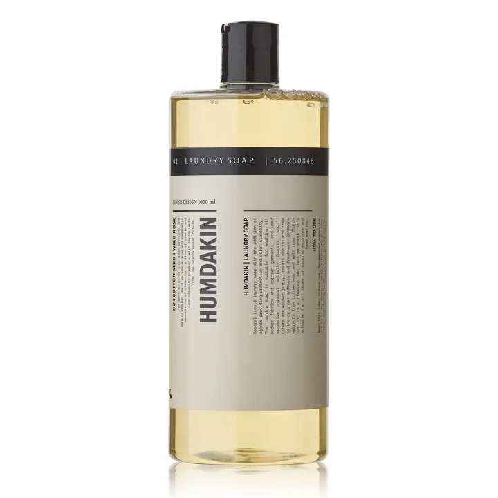Humdakin - Waschmittel, 02, 1000 ml, cotton seed / wildrose