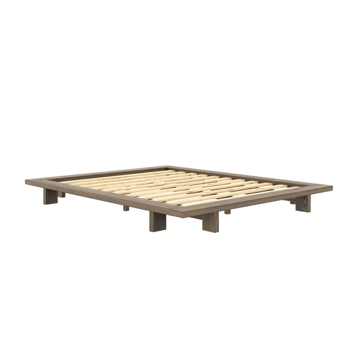 Karup - Japan Bett 160 x 200 cm, Kiefer carobbraun