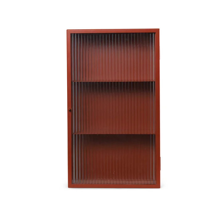Haze Wandschrank, Glas / oxide red von Ferm Living