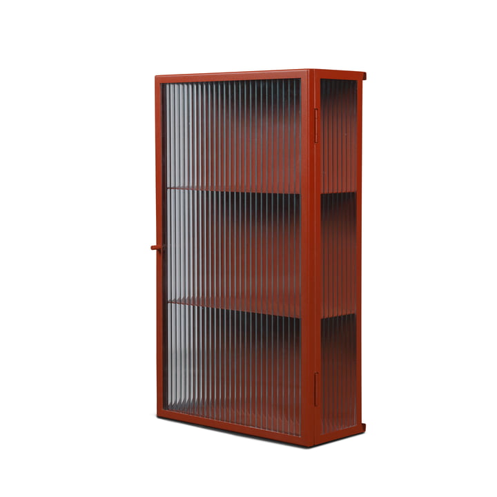 Haze Wandschrank, Glas / oxide red von ferm Living