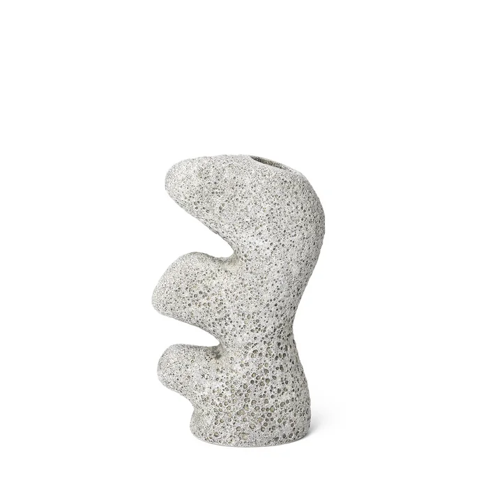 Yara Vase, Small, grey pumice von Ferm Living