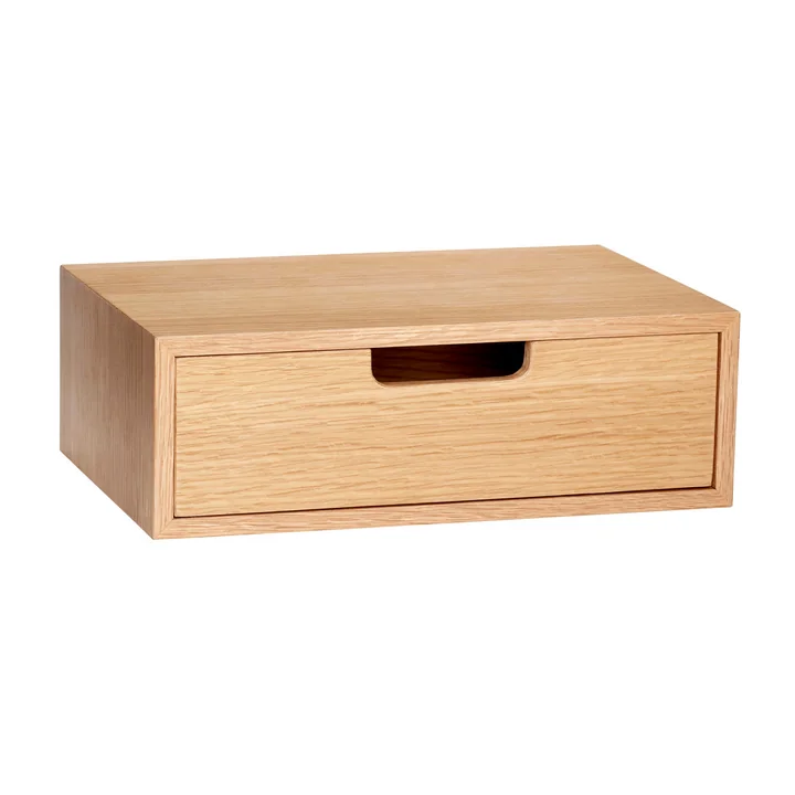 Hübsch Interior - Hide Aufbewahrungsbox, eiche