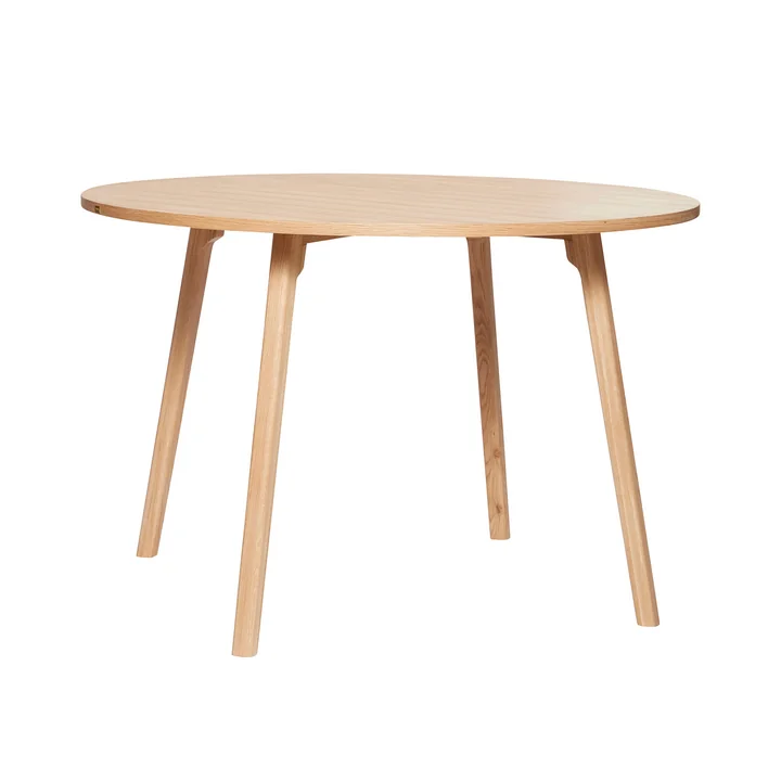 Hübsch Interior - Ground Esstisch, Ø 115 cm, eiche