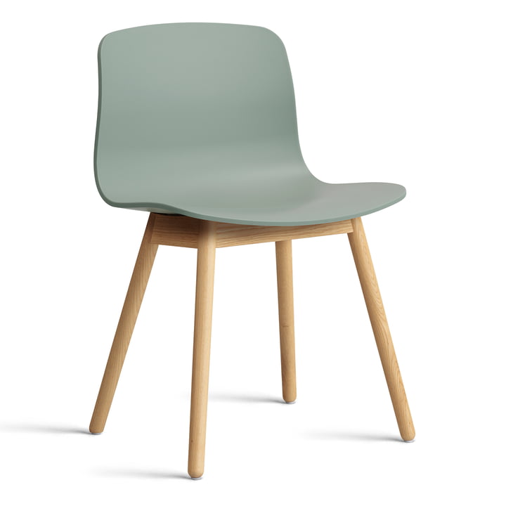 Hay - About A Chair AAC 12, Eiche lackiert / fall green 2.0
