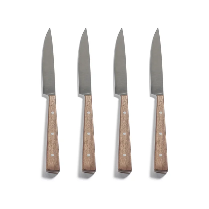 Serax - Dune Steakmesser by Kelly Wearstler, Walnuss (4er-Set)