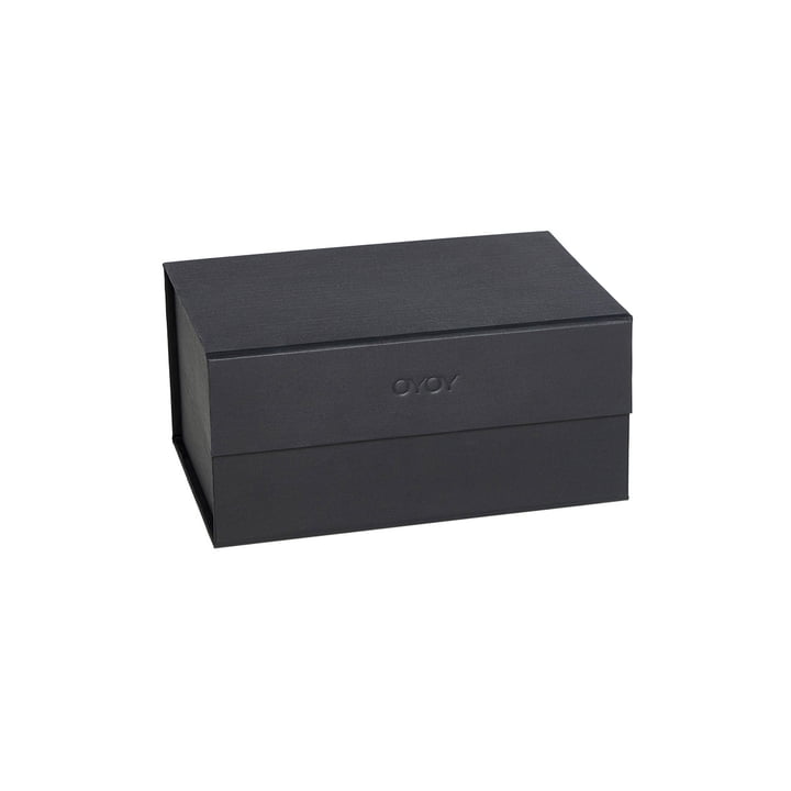 OYOY - Hako Aufbewahrungsbox, 24 x 17 cm, black
